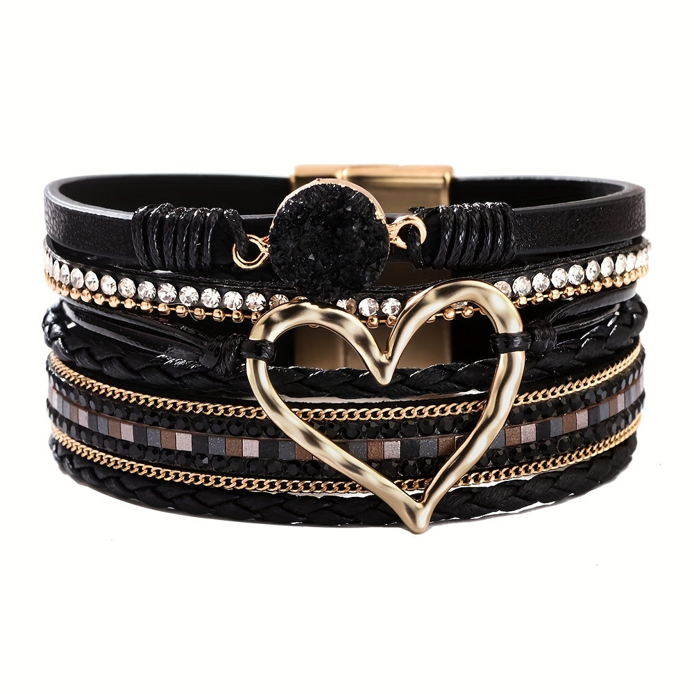 Boho Multilaags Leren Armband