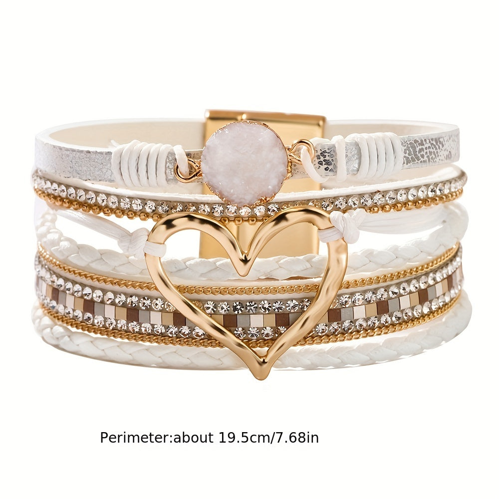 Boho Multilaags Leren Armband