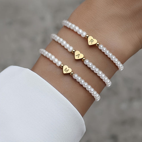 Chique Armband met Hartinitiaal (A–Z)