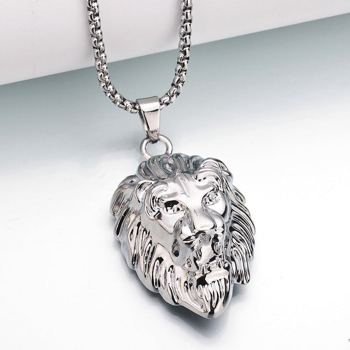 Dominion Lion Pendant Necklace | Gold