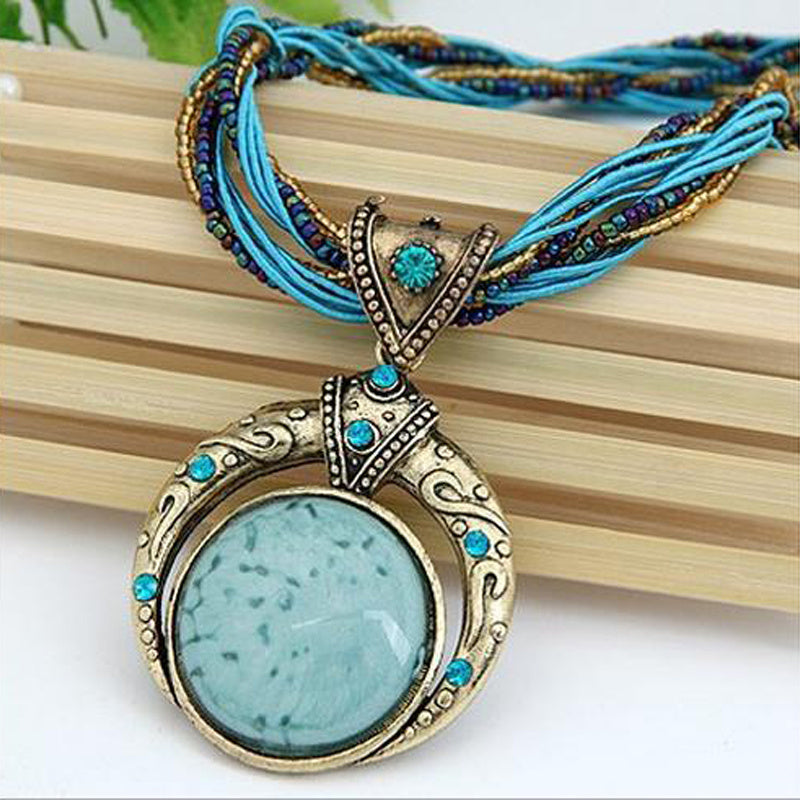Boho Pendant Necklace