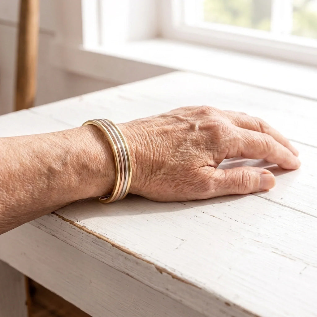 Seam Copper Bracelet