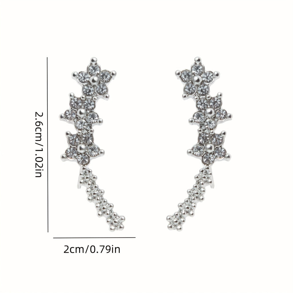 Timeless flower earrings