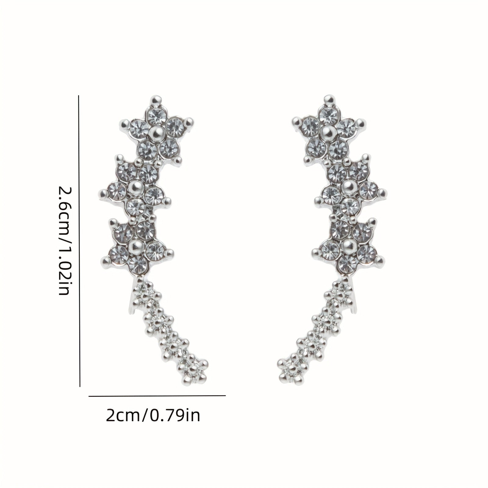 Timeless flower earrings