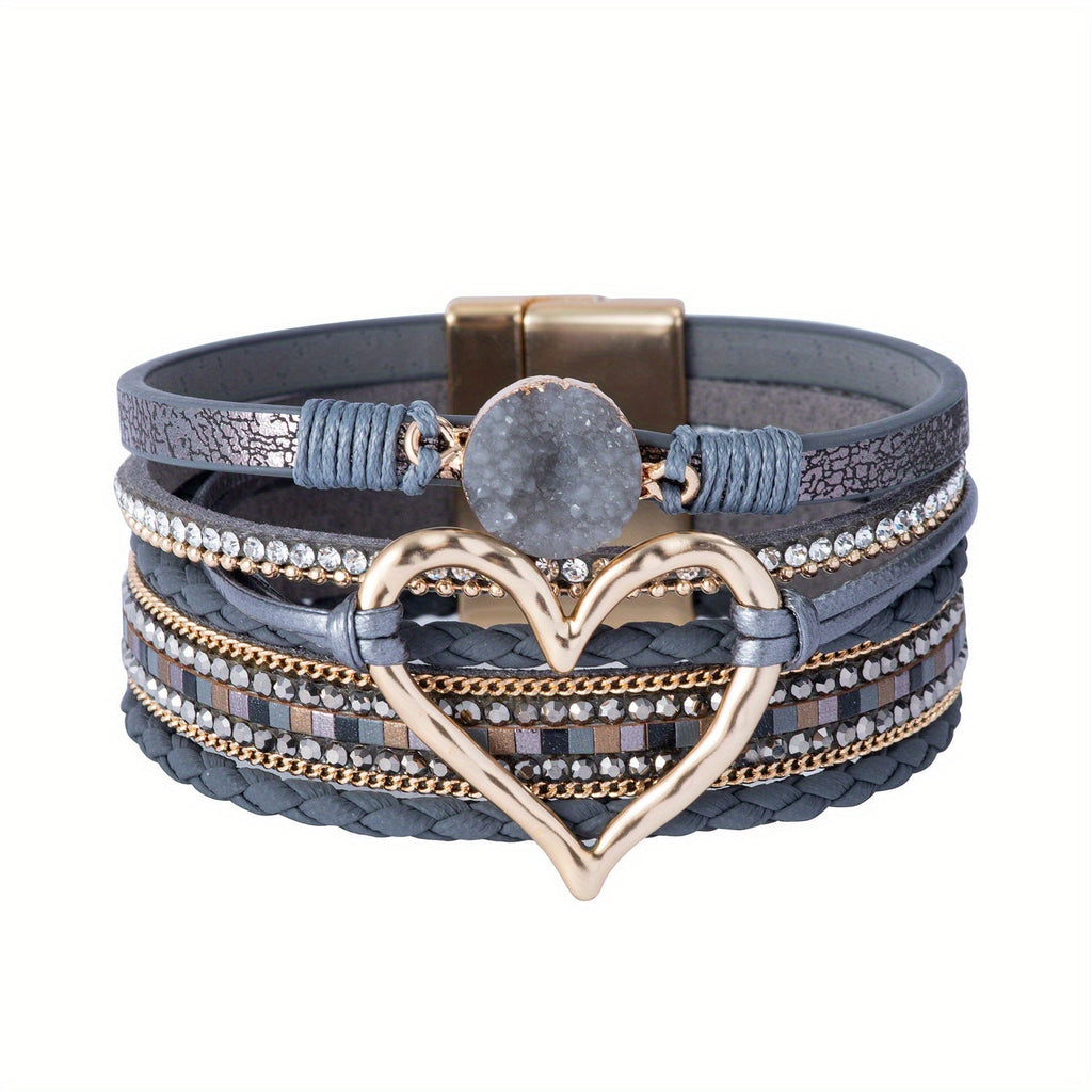 Boho Multilaags Leren Armband