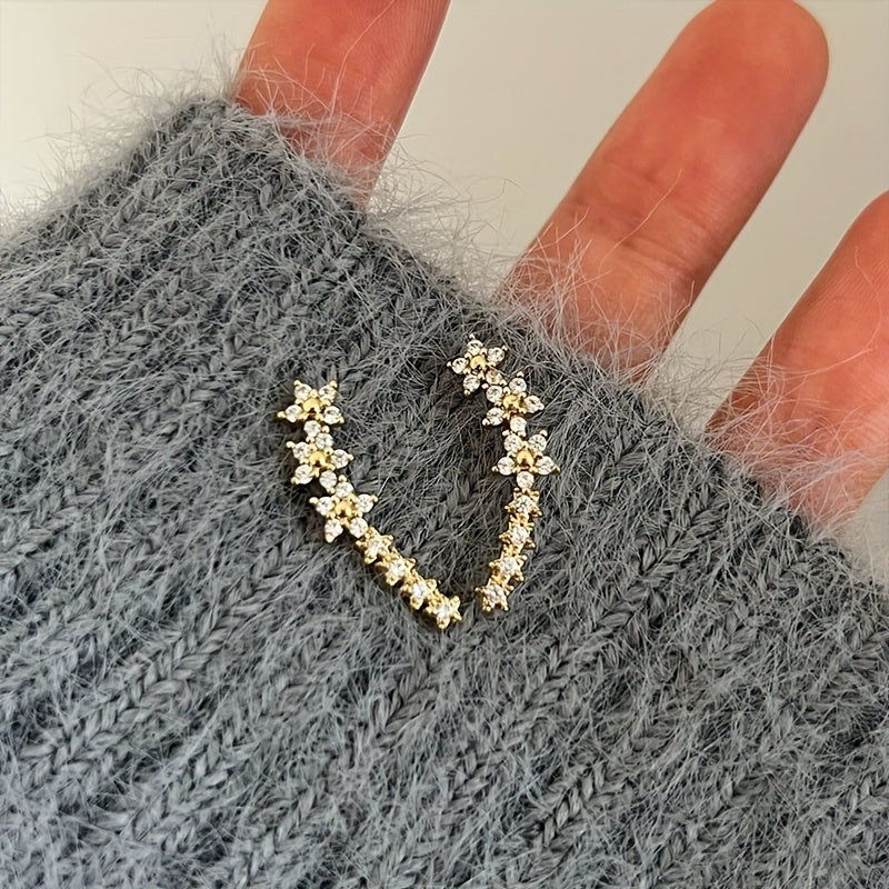 Timeless flower earrings