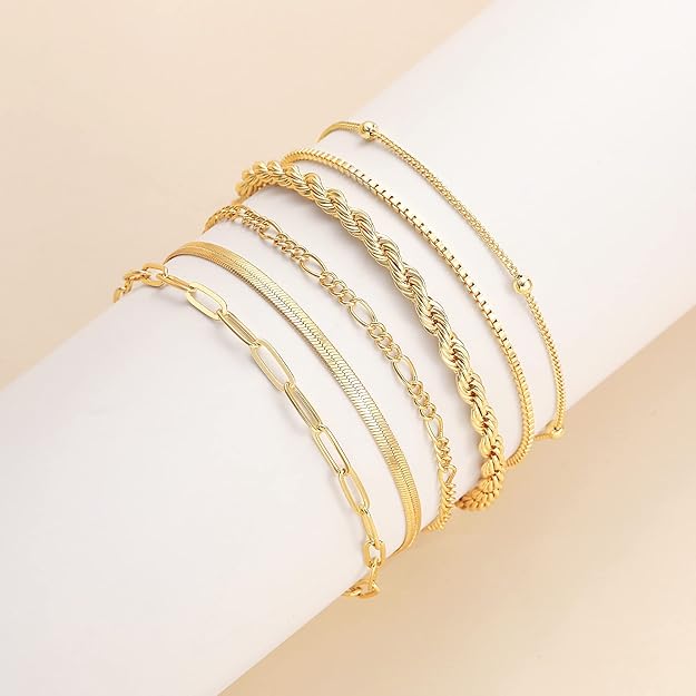Golden Isabella Bracelet Set