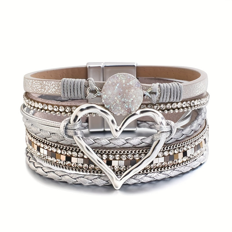 Boho Multilaags Leren Armband