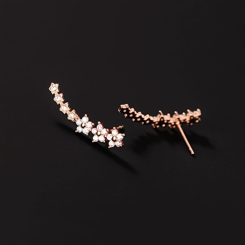 Timeless flower earrings