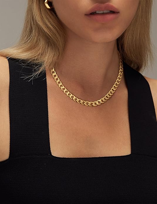 Chunky Cuban link necklace