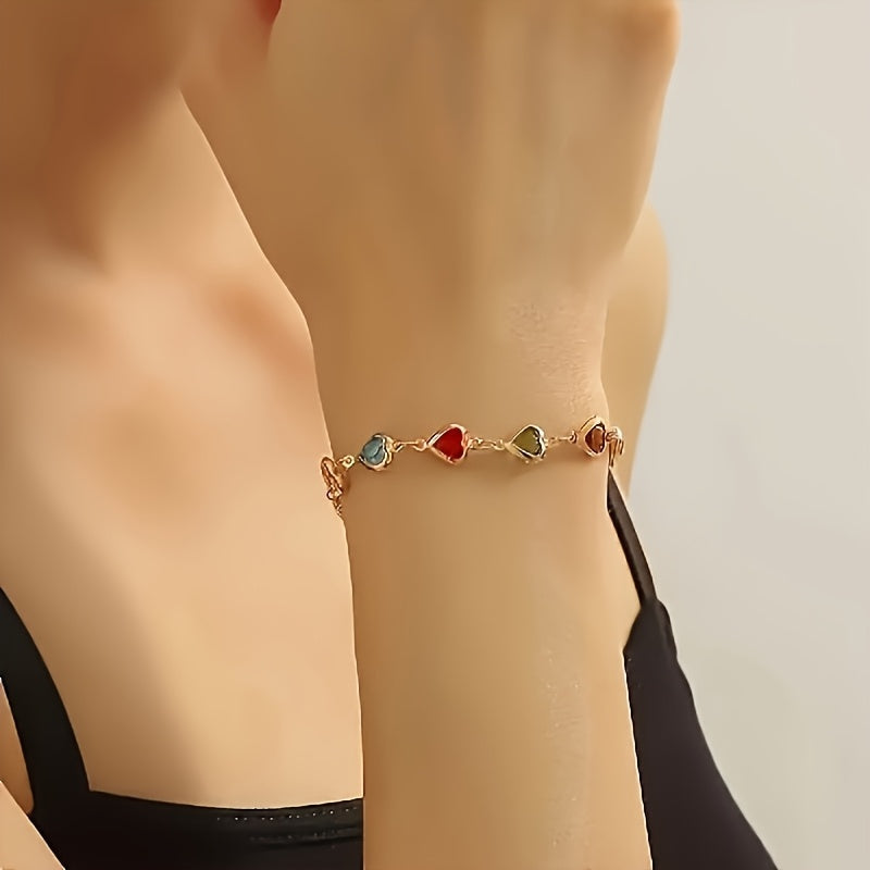 Unique heart-shaped bracelet