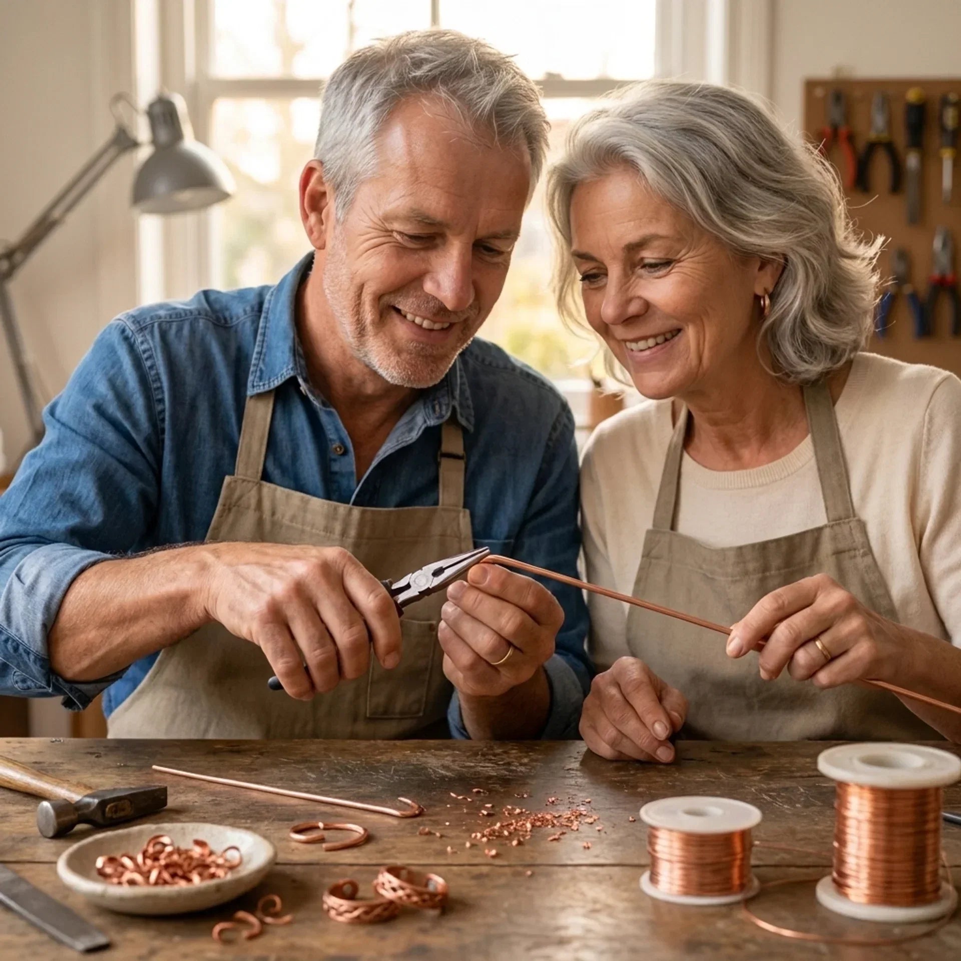 Skein Copper Ring
