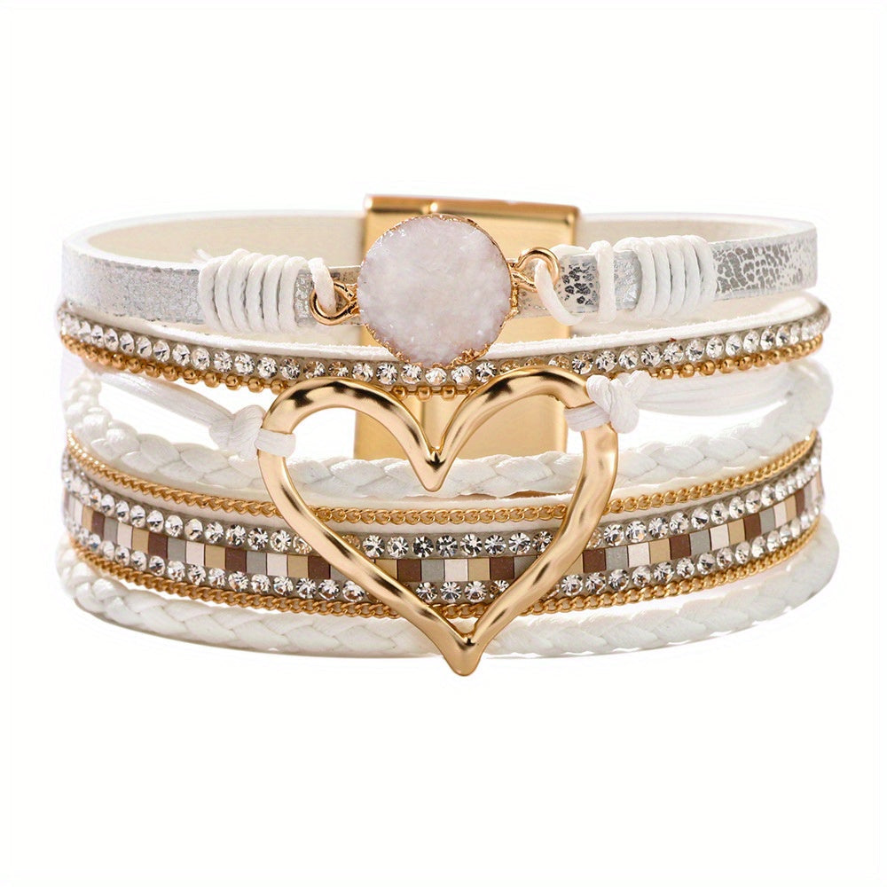 Boho Multilaags Leren Armband