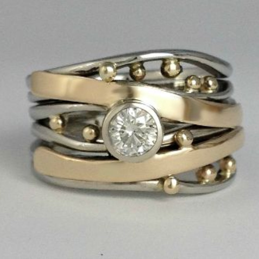 Golden Inlay Ring™ – Vintage Luster