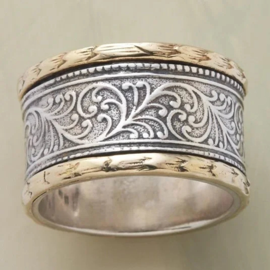 Vintage Ring in Goud en Zilver