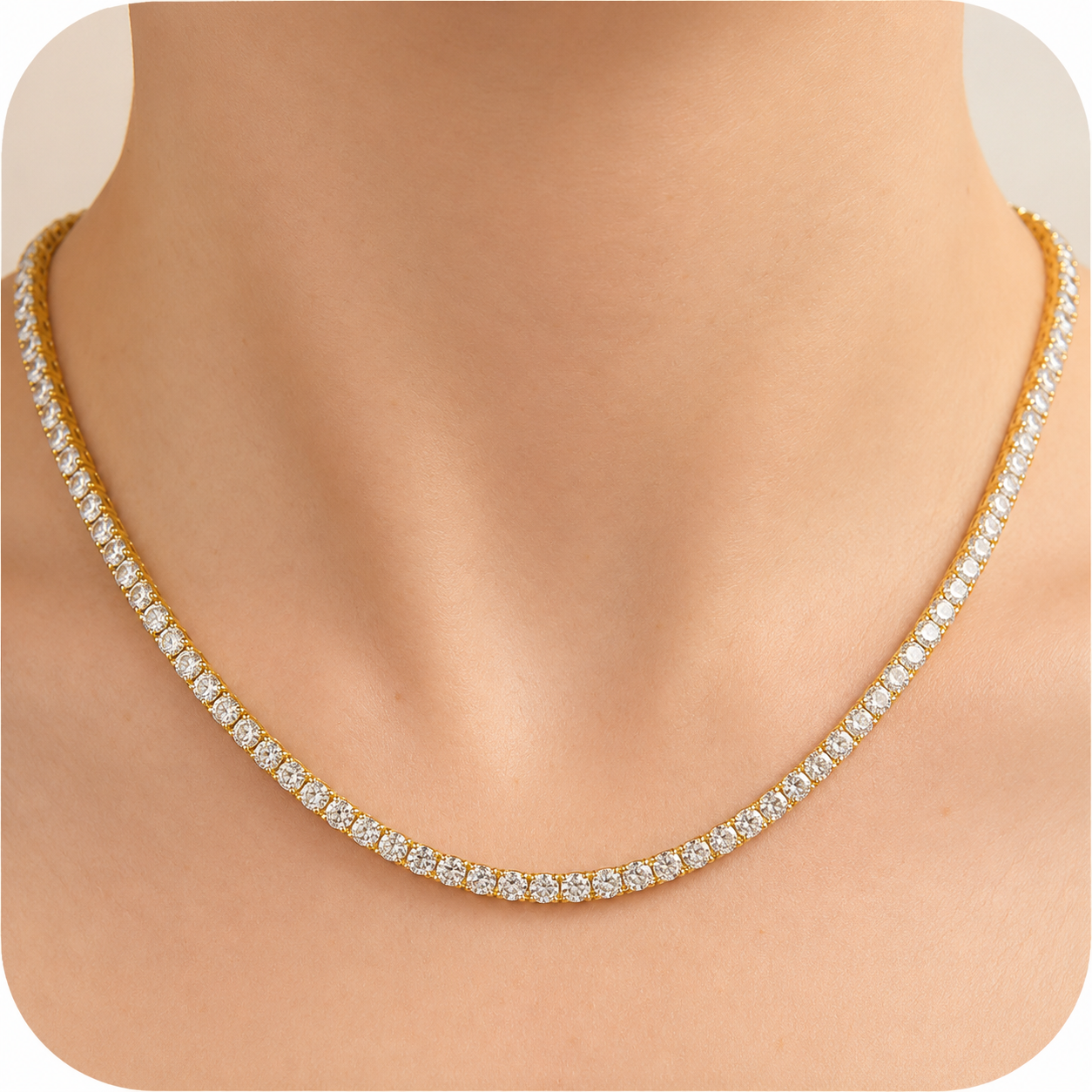 Gold Tennis Chain