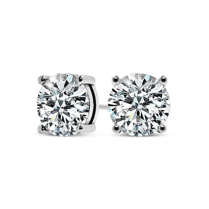 Chic White Gold Earrings Tera