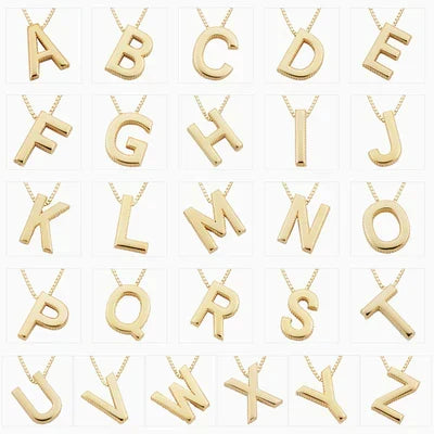Initials Love Letter Necklace
