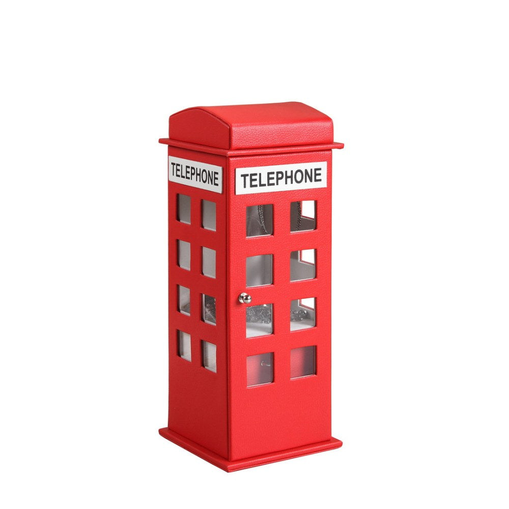 Jewelry Box, British Telephone Design, Red