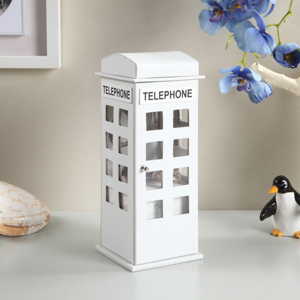 Jewelry Box, British Telephone Design, White