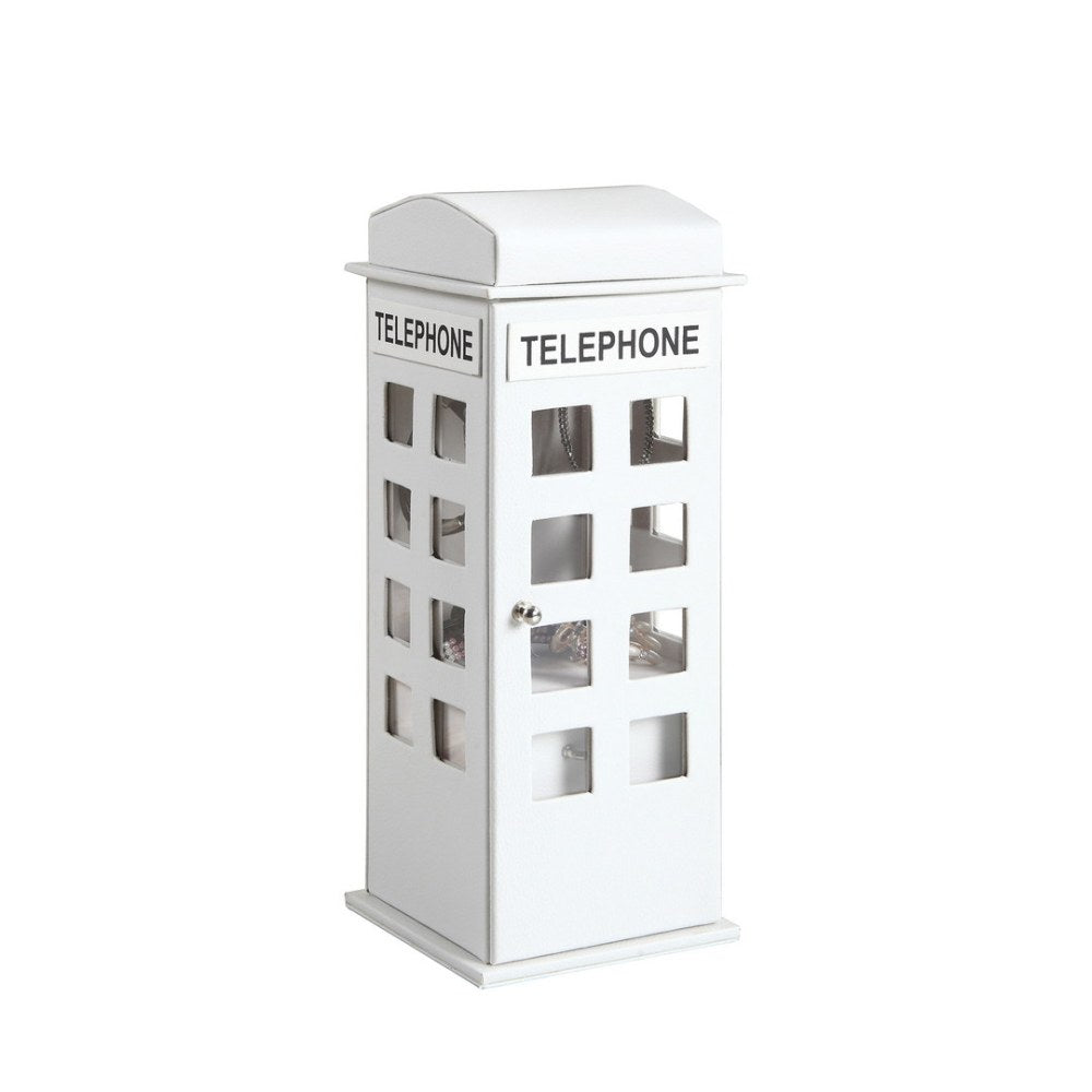 Jewelry Box, British Telephone Design, White