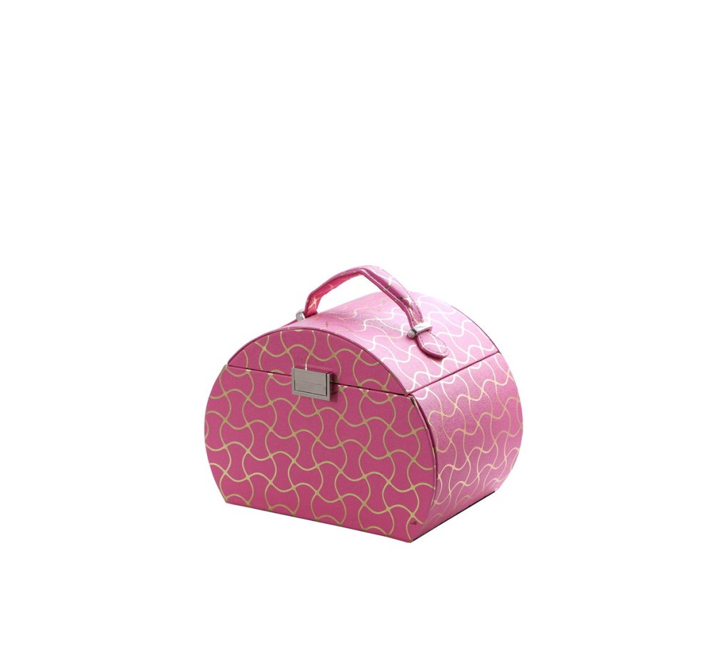 Jewelry Travel Organizer Case, Hot Pink