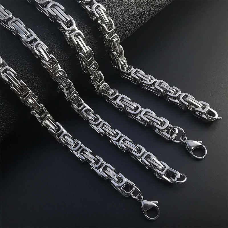 Korvin Byzantijnse Ketting | Wit Goud