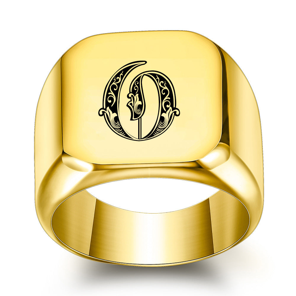 Initial Ring | Gold