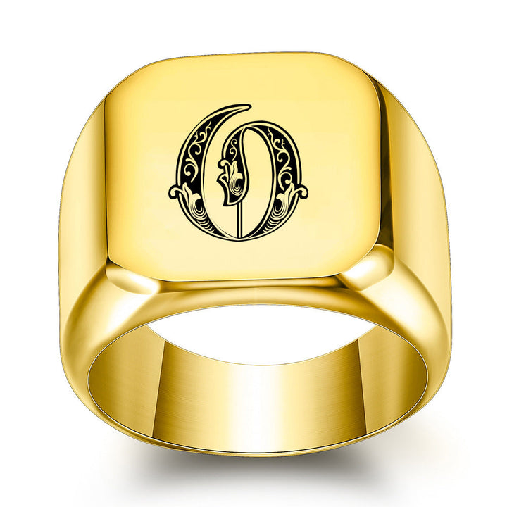 Initial Ring | Gold