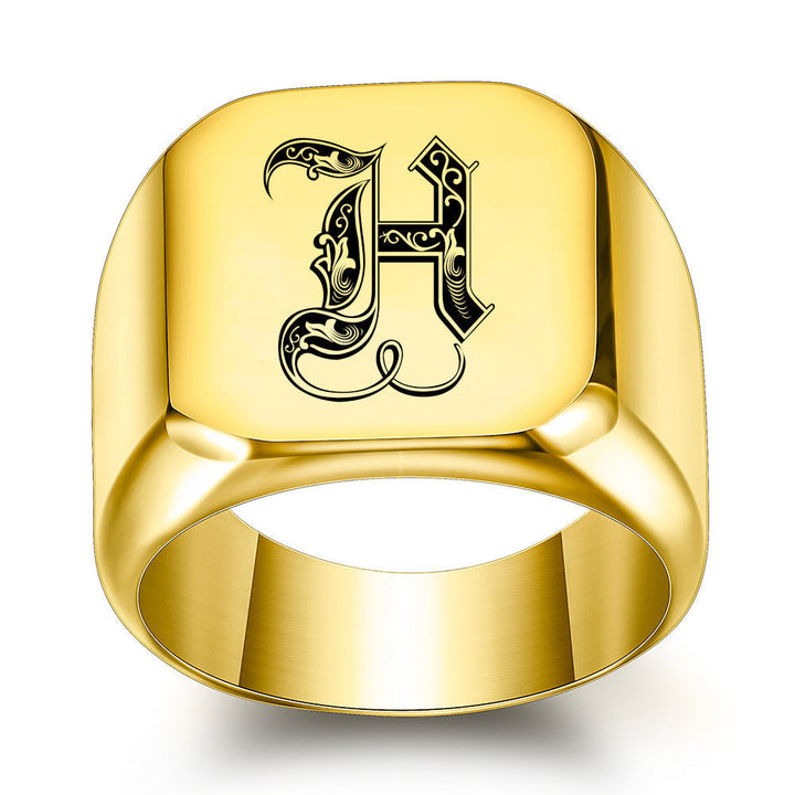 Initial Ring | Gold