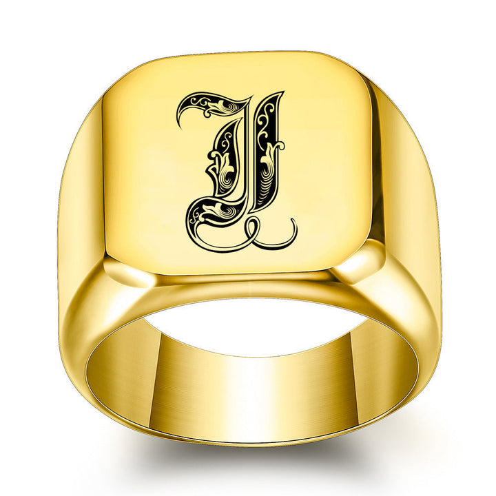 Initial Ring | Gold