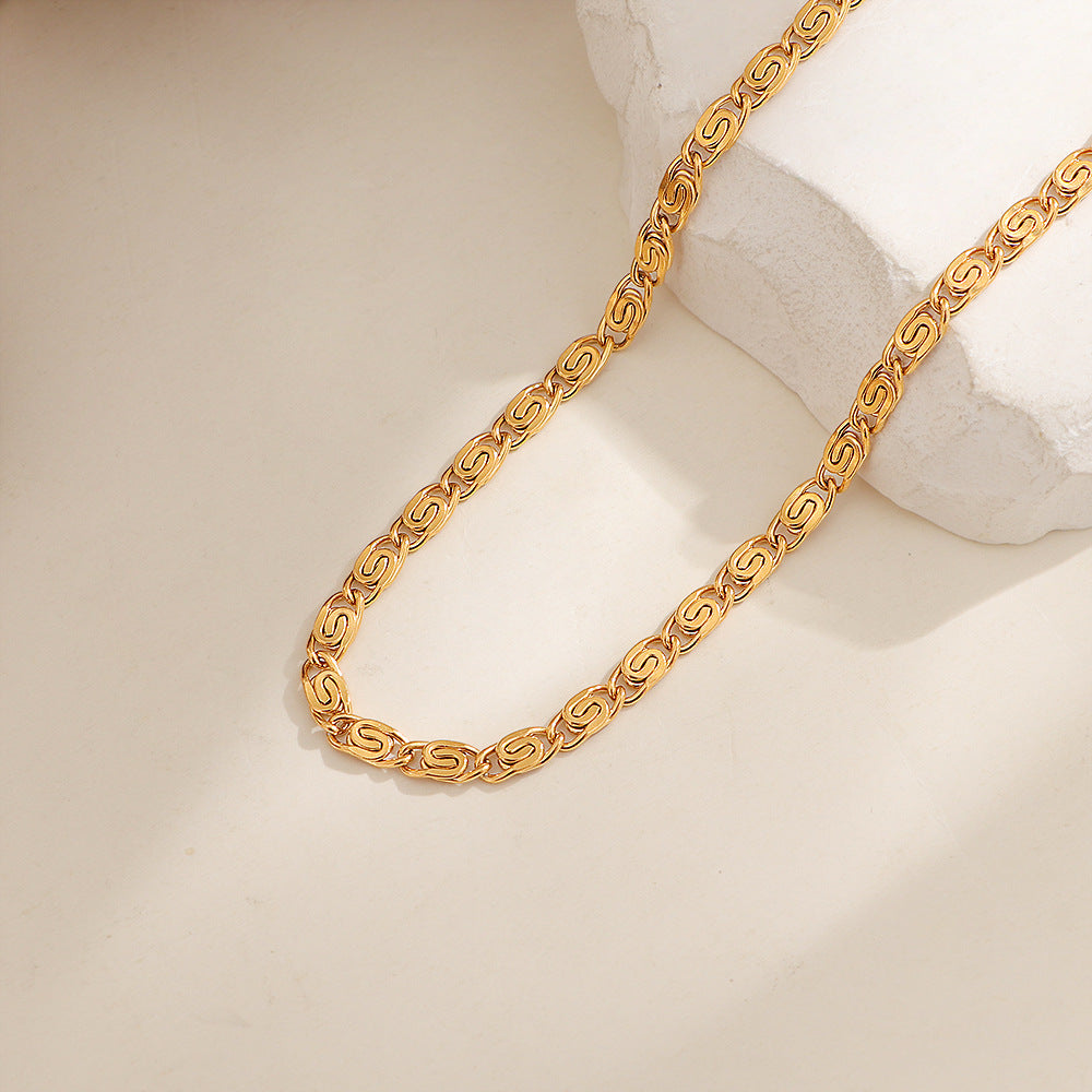 Nusa Woven Necklace | Gold