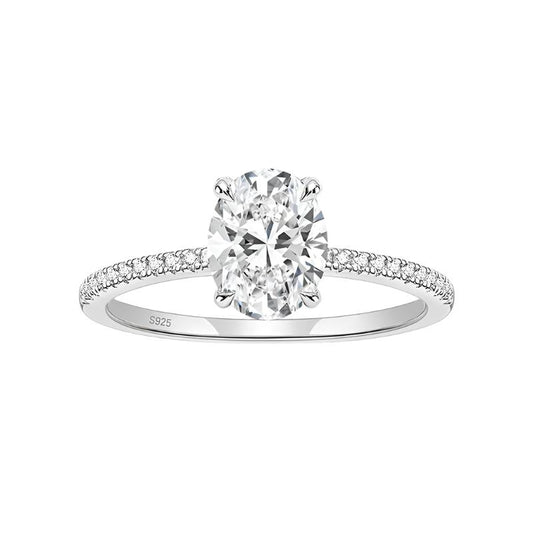 Alissia Engagement Ring, Silver