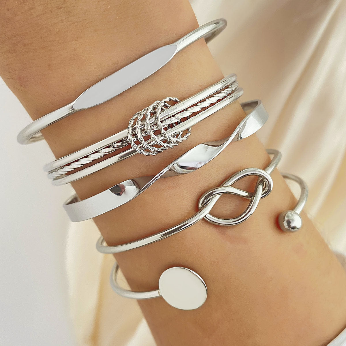 Elegant Gold Bracelet Set