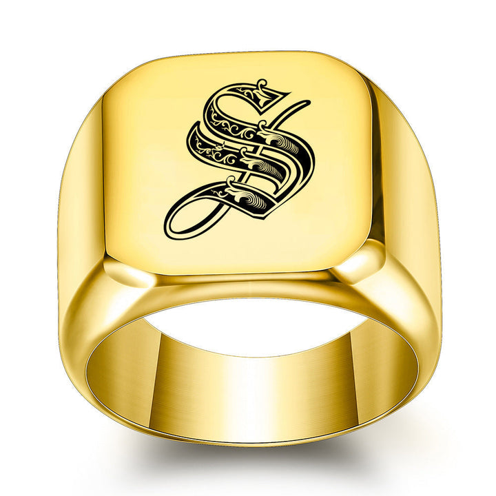 Initial Ring | Gold