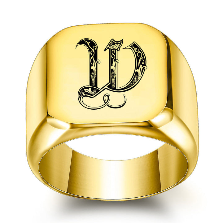 Initial Ring | Gold