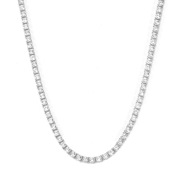 Tennis Necklace in Gold