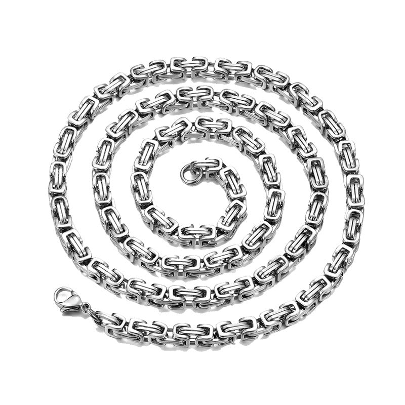 Korvin Byzantine Necklace | White Gold