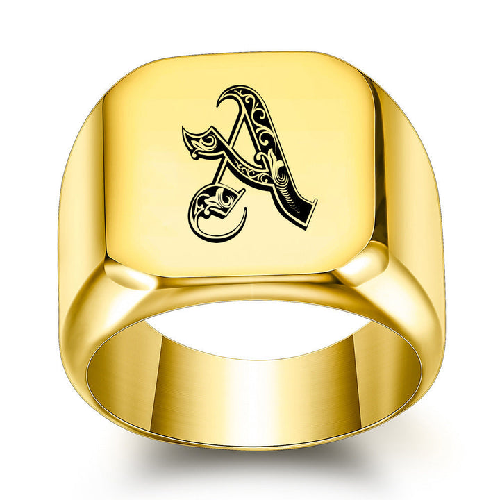 Initial Ring | Gold
