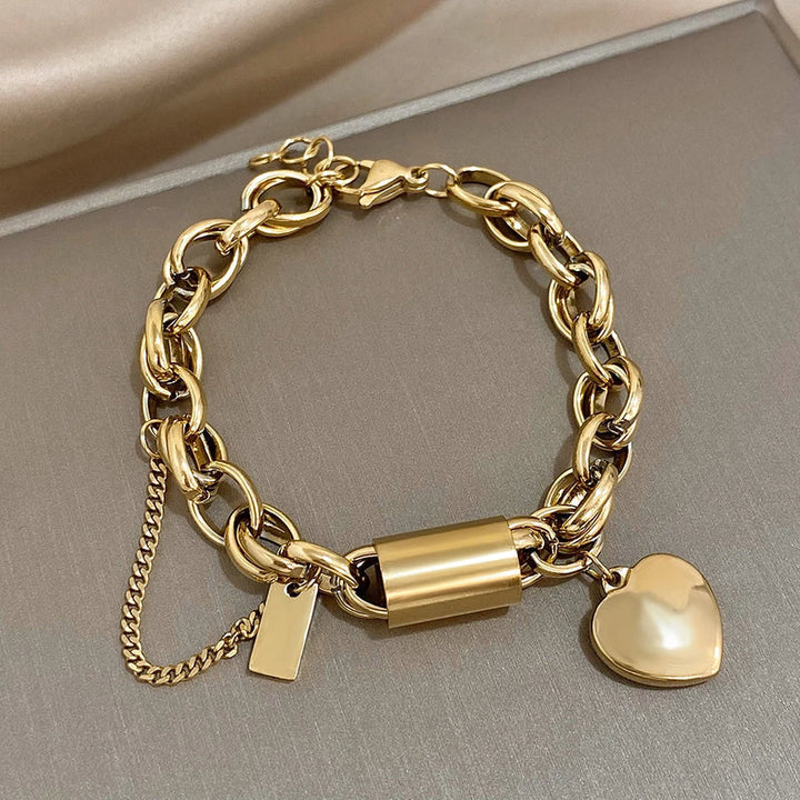 Gold Charm Bracelet