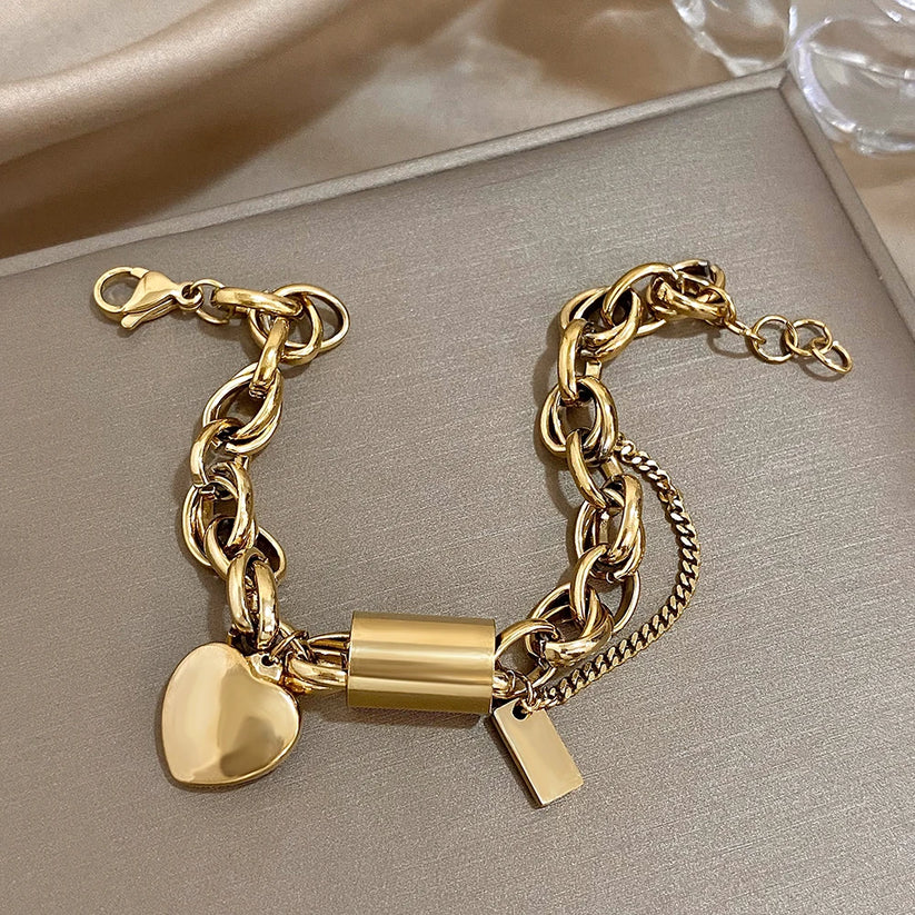 Gold Charm Bracelet