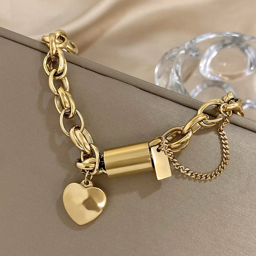 Gold Charm Bracelet
