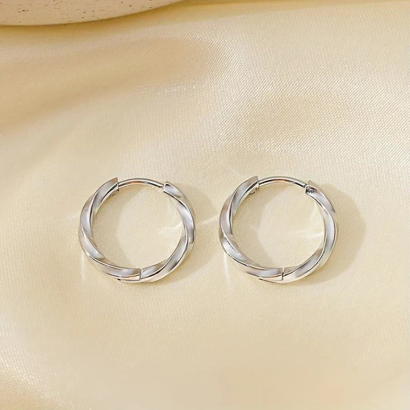 Minimal Geometric Drop Earrings