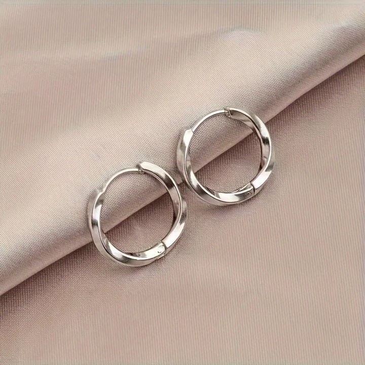 Minimal Geometric Drop Earrings