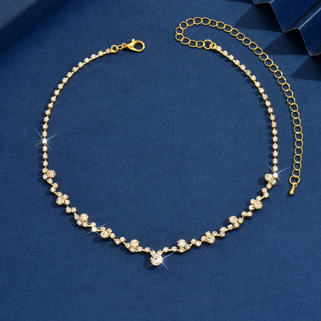 Elegant Wedding Necklace with Diamonds