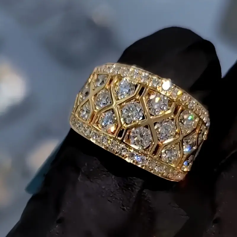 Radiant Golden Ring with Luster