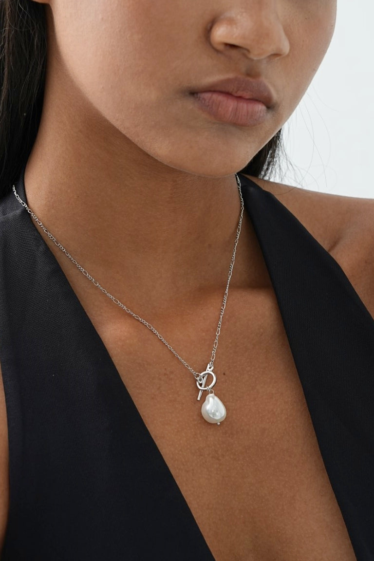 Elegante Ketting met Gouden Parels