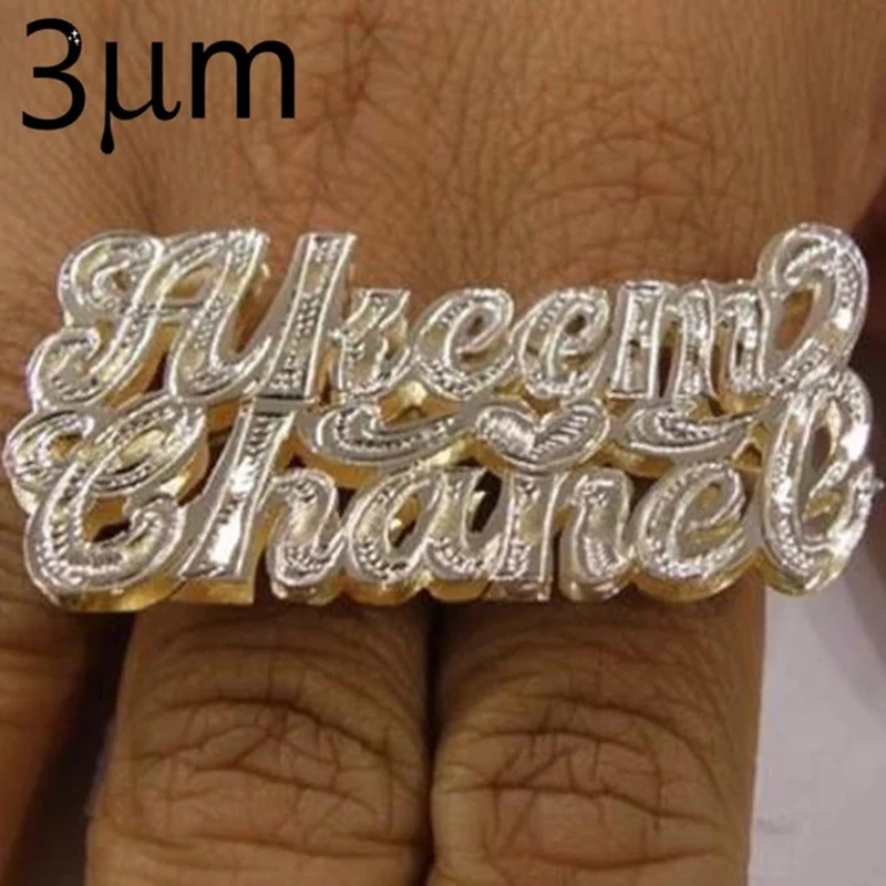 Two Finger Name Ring