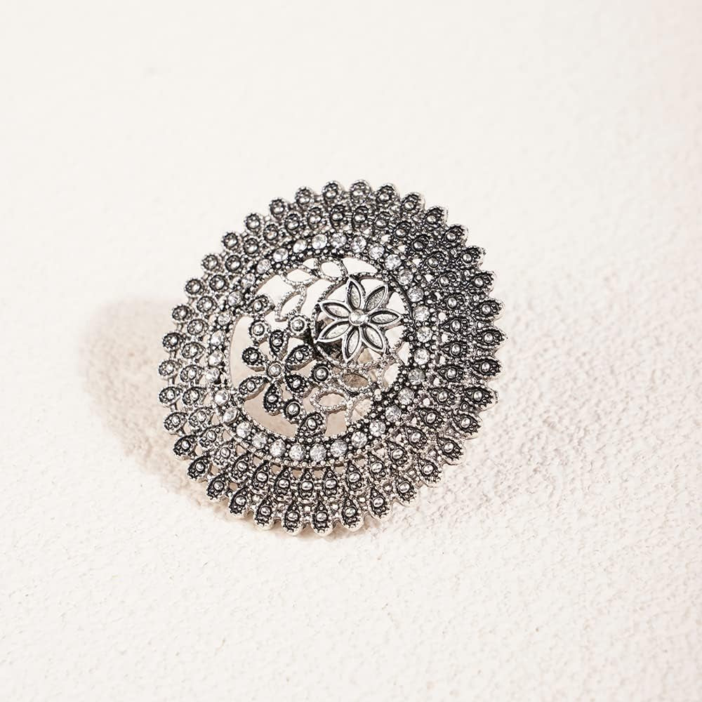 Vintage Ring with Flower