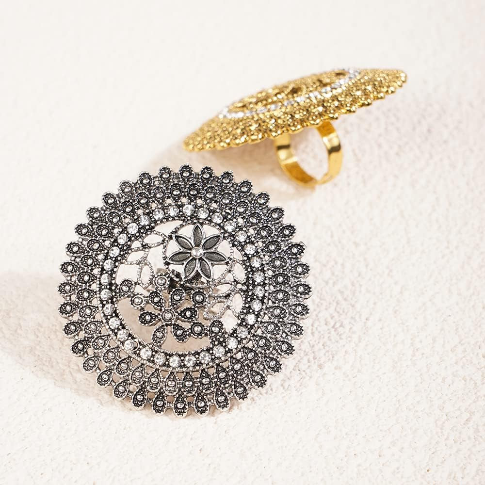 Vintage Ring with Flower